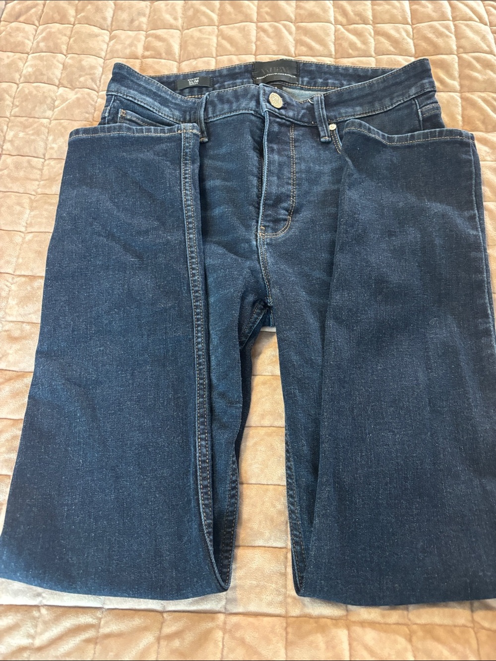 White House Black Market Slim Sculpt Dark Blue Jeans size 8 New Without Tags